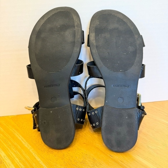 Barbara Barbieri Sandals Black Sz 6 1/2 - Picture 7 of 7